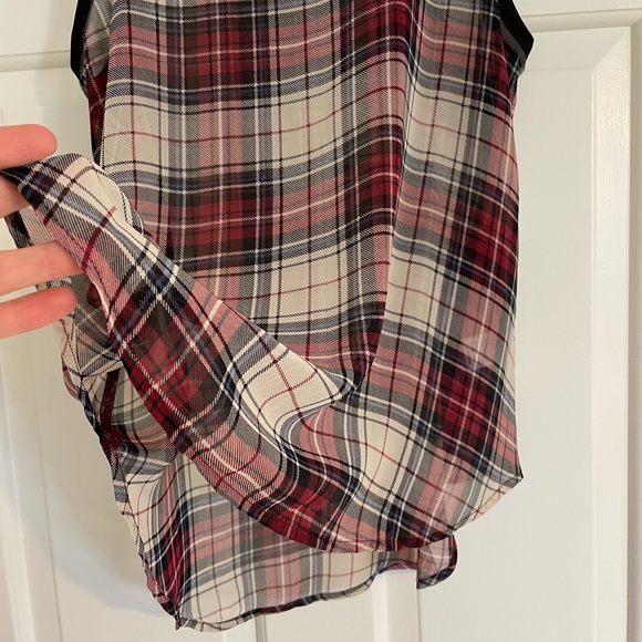 Sheer Tartan Tank - Picture 3 of 5